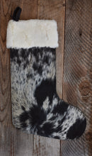 Load image into Gallery viewer, Brown/ Grey Christmas Stocking
