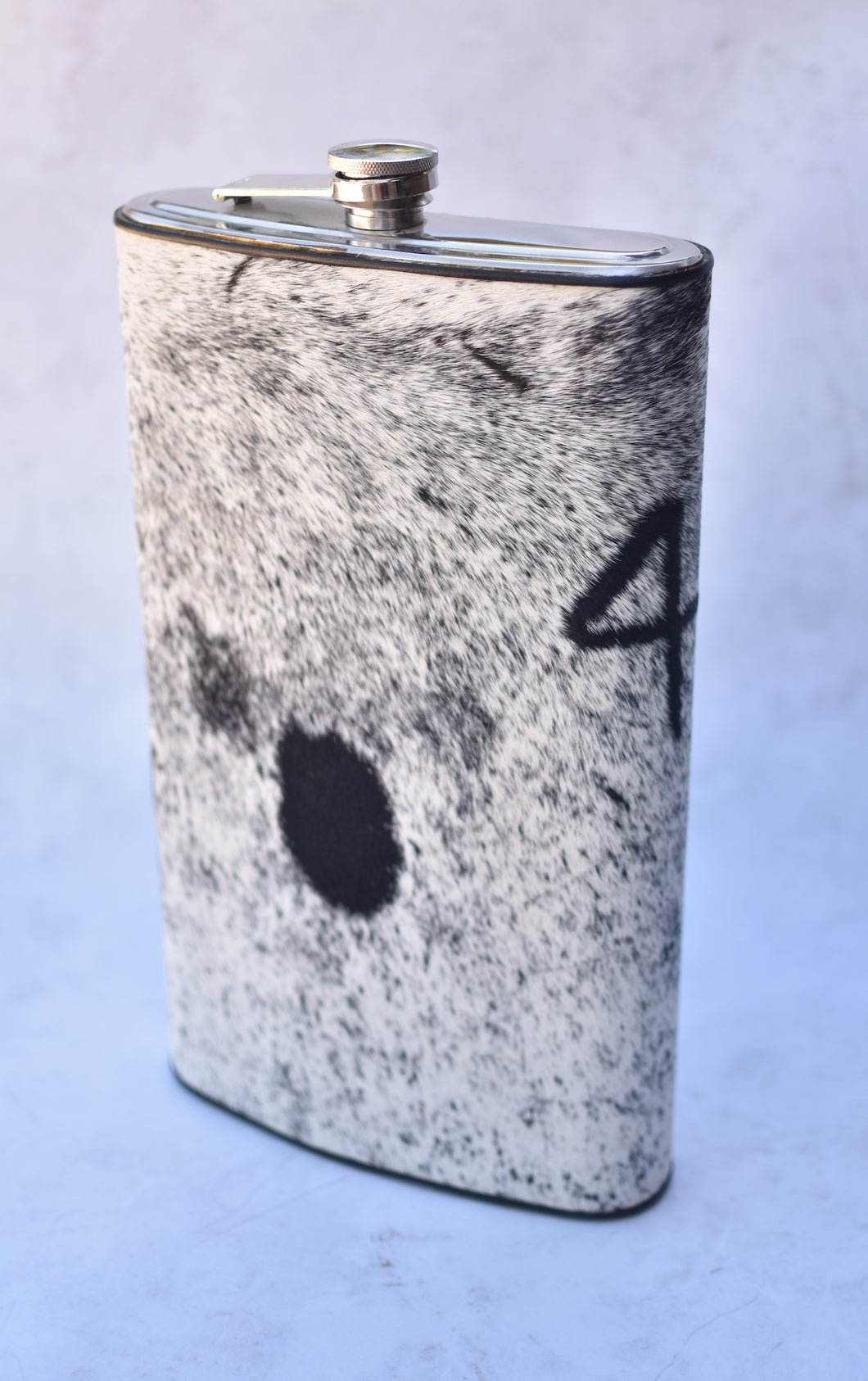 Gallon Grey and White Flask