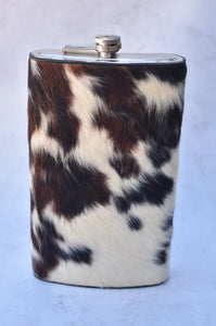Gallon Brown, Black and White Flask