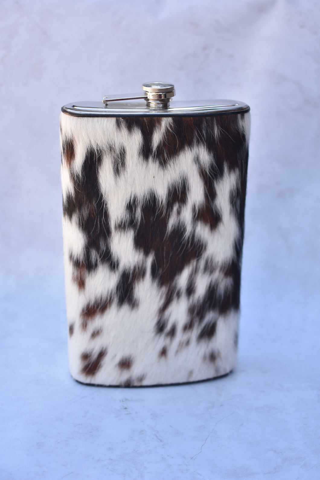 Gallon White and Brown Flask